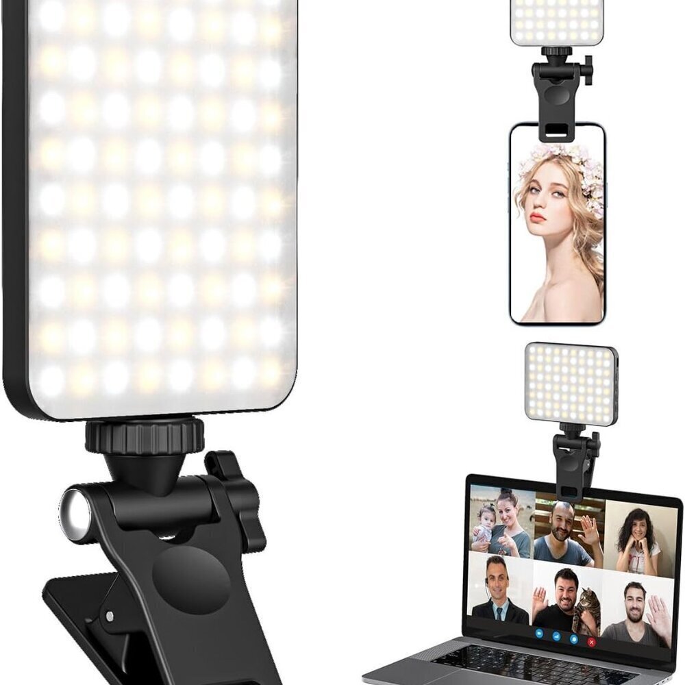 Portable Selfie Light Clip Fill Light Phone Laptop Tablet